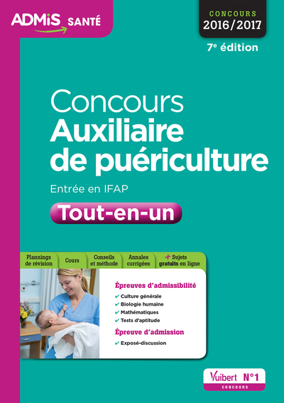 Picture of Concours Auxiliaire de puériculture - Entrée en IFAP - Tout-en-un