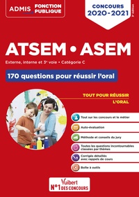 Image de Concours ATSEM et ASEM - Catégorie C - 170 questions pour réussir l'oral