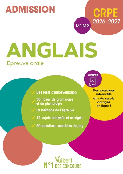 Image de CRPE 2026-2027 - Anglais - Epreuve orale (M1 et M2)