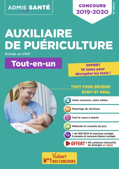 Picture of Concours Auxiliaire de puériculture - Entrée en IFAP - Tout-en-un