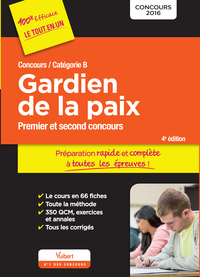 Image de Concours Gardien de la paix - Catégorie B - Préparation rapide et complète à toutes les épreuves !