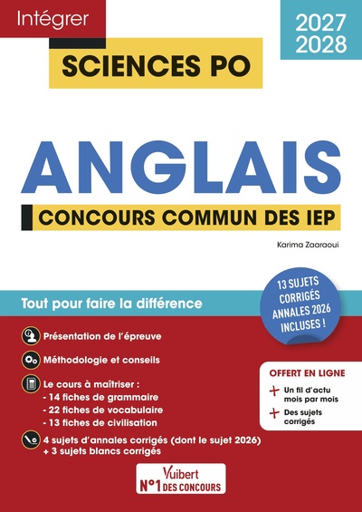 Picture of Sciences Po - Anglais - Concours commun des IEP 2027-2028