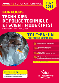 Image de Concours TPTS - Technicien de police technique et scientifique 2026-2027 - Tout-en-un