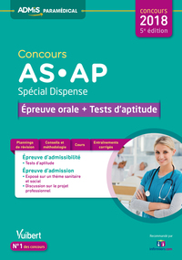Picture of Concours AS et AP - Spécial dispense - Épreuve orale et tests d'aptitude