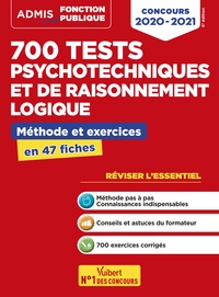 Picture of 700 tests psychotechniques et de raisonnement logique - Méthode et exercices - L'essentiel en fiches