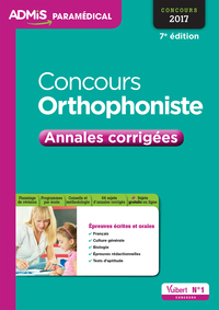 Picture of Concours Orthophoniste - Annales corrigées