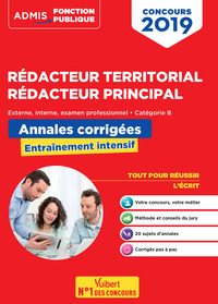 Image de Concours Rédacteur territorial et rédacteur principal - Annales corrigées - Catégorie B