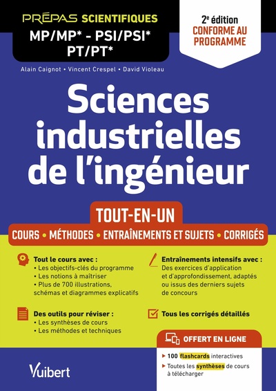 Image de Sciences industrielles de l'ingénieur MP/MP* PSI/PSI* PT/PT* - Tout-en-un - 2e édition