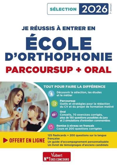 Image de Je réussis mon entrée en école d'Orthophonie
