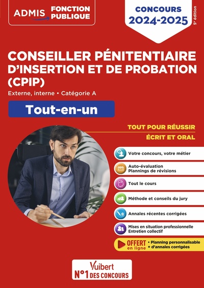 Picture of Concours Conseiller pénitentiaire d'insertion et de probation (CPIP) - Catégorie A - Tout-en-un