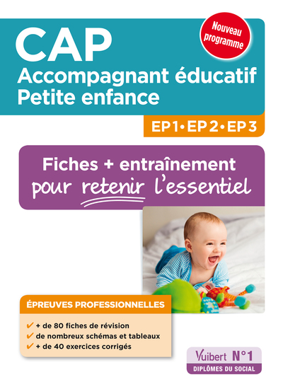 Picture of CAP Accompagnant éducatif petite enfance - Épreuves professionnelles - Fiches de révision et entraînement pour les EP1, EP2 et EP3
