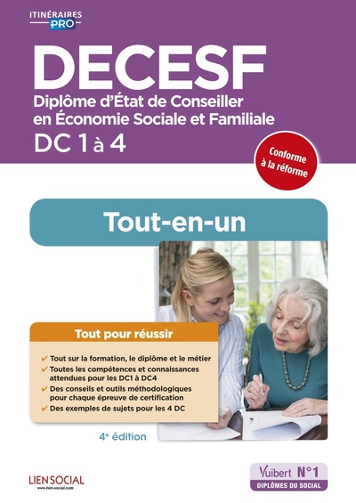 Picture of DECESF - DC 1 à 4 - Préparation complète pour réussir sa formation - Tout-en-un