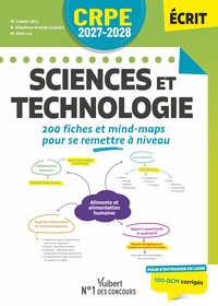 Picture of CRPE 2027-2028 - Sciences et technologie : 200 fiches et mind-map pour se remettre à niveau - Epreuve écrite d'admissibilité M2/L3