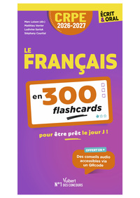 Image de CRPE 2026-2027 - Le français en 300 flashcards pour être prêt le jour J ! - écrit et oral