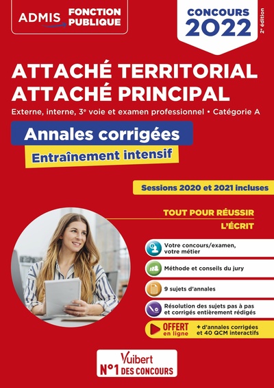 Image de Concours Attaché territorial - Catégorie A - Annales corrigées