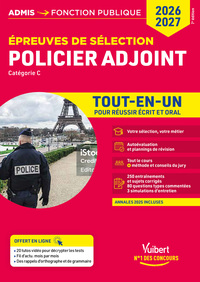 Image de Épreuves de sélection Policier adjoint 2026-2027 - Tout-en-un