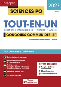 Image de Sciences Po - Concours commun des IEP 2027 - Tout-en-un