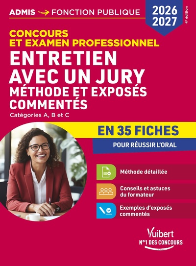 Picture of Entretien avec un jury en 35 fiches 2026-2027 - Méthodes et exposés commentés