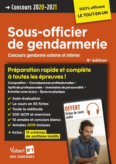 Image de Concours Sous-officier de gendarmerie - Catégorie B - Préparation rapide et complète à toutes les épreuves