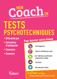 Picture of Mon coach en Tests psychotechniques - Avec 20 tutos offerts