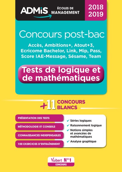 Picture of Concours post-bac - Tests de logique et de mathématiques