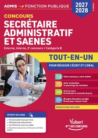 Image de Concours Secrétaire administratif et SAENES 2027 - Tout-en-un