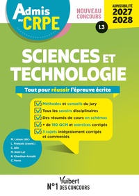Picture of Admis au CRPE 2027-2028 - Sciences et technologie : Epreuve écrite d’admissibilité L3