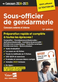 Image de Concours Sous-officier de gendarmerie - Préparation rapide et complète à toutes les épreuves - Annales 2023