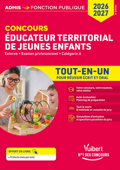 Image de Concours Éducateur territorial de jeunes enfants - Tout-en-un - Catégorie A