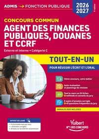 Picture of Concours commun Agent des finances publiques, douanes et CCRF 2026-2027 - Tout-en-un