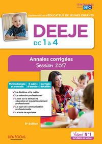 Image de DEEJE - Épreuves de certification DC 1 à 4 - Annales corrigées
