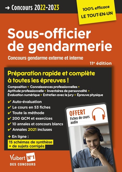 Image de Concours Sous-officier de gendarmerie - Préparation rapide et complète à toutes les épreuves - Annales 2021