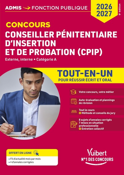 Picture of Concours Conseiller pénitentiaire d'insertion et de probation (CPIP) - Catégorie A - Tout-en-un