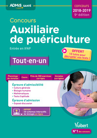 Image de Concours Auxiliaire de puériculture - Entrée en IFAP - Tout-en-un