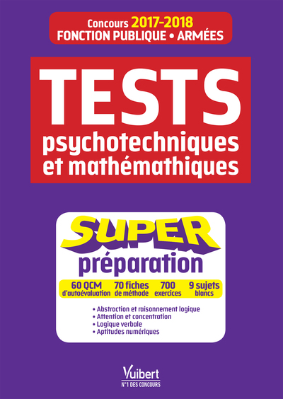Image de Tests psychotechniques et mathématiques - Super préparation