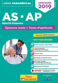 Picture of Concours AS et AP - Spécial dispense - Épreuve orale et tests d'aptitude