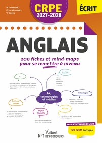 Picture of CRPE 2027-2028 -  Anglais : 200 fiches et mind-maps pour se remettre à niveau  -  M2/L3