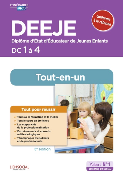 Picture of DEEJE - DC 1 à 4 - Préparation complète pour réussir sa formation - Conforme à la réforme