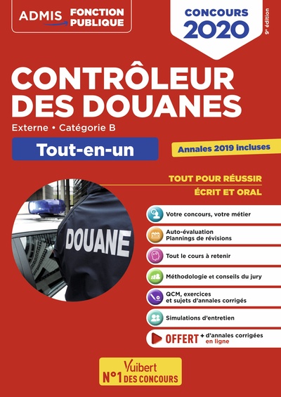 Image de Concours Contrôleur des douanes - Catégorie B - Tout-en-un