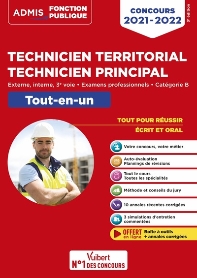 Image de Concours Technicien territorial - Technicien principal - Catégorie B - Tout-en-un