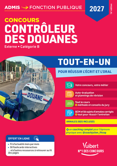 Picture of Concours Contrôleur des douanes 2027-2028 - Tout-en-un