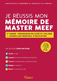 Picture of Je réussis mon mémoire de Master MEEF