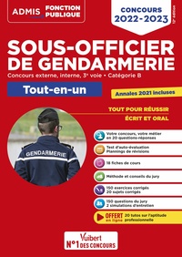 Image de Concours Sous-officier de gendarmerie - Catégorie B - Tout-en-un - 20 tutos offerts