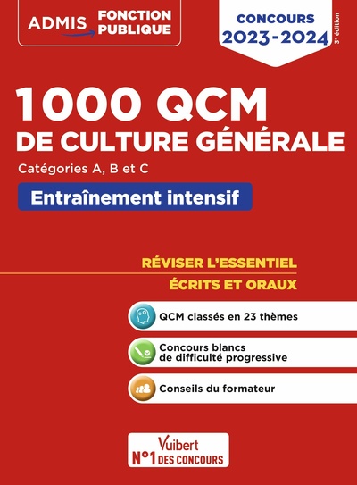 Picture of 1000 QCM de culture générale