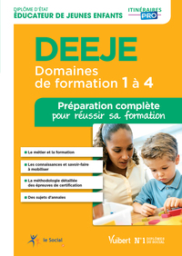 Picture of DEEJE - Domaines de formation 1 à 4 - Préparation complète pour réussir sa formation