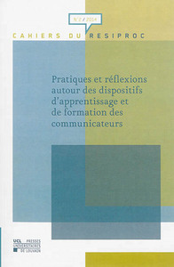 Image de PRATIQUES ET REFLEXIONS AUTOUR DES DISPOSITIFS D'APPRENTISSAGE ET DE FORMATION DES COMMUNICATEURS