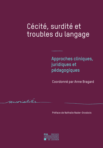 Picture of CECITE, SURDITE ET TROUBLES DU LANGAGE : APPROCHES CLINIQUES, JURIDIQUES ET PEDAGOGIQUES