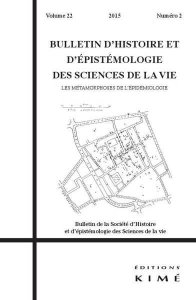 Picture of Bulletin d'Histoire des Sciences de la Vie 22 / 2