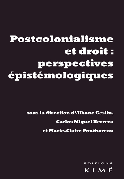 Image de Postcolonialisme et droit : perspectives épistémologiques