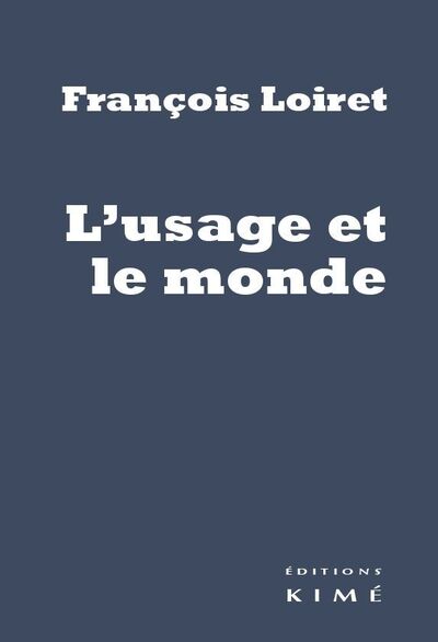 Picture of L' Usage et le Monde